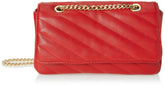 The Drop Womens Koko Chain Strap Flap Bag, Red, One Size